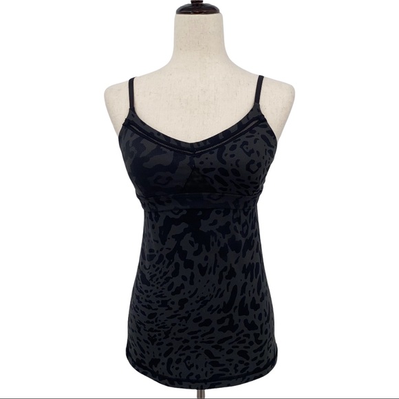 Lululemon Just Breathe Animal Print Strappy Tank, Size 4 - Picture 5 of 15